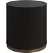 Kalla 24.5 X 22 inch Charcoal Side Table